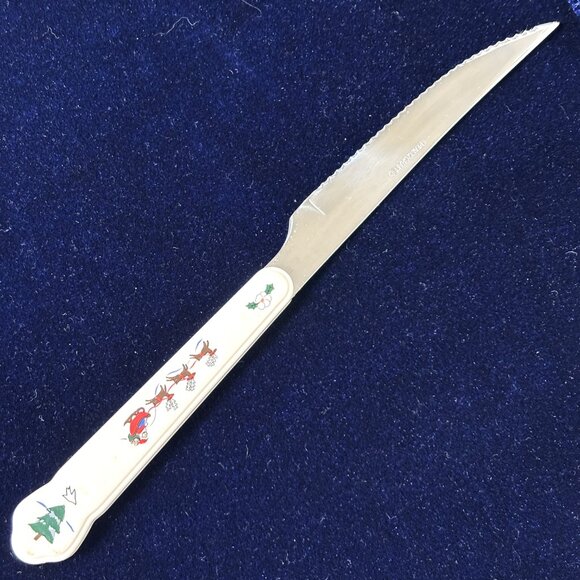 Pfaltzgraff “Snowy Village” 24 Pc Stainless Flatware Set Vintage - Picture 9 of 15